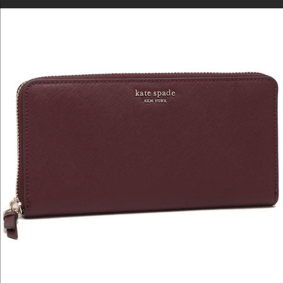 👛💕NWT Kate Spade Wallet Cherrywood - Picture 3 of 3